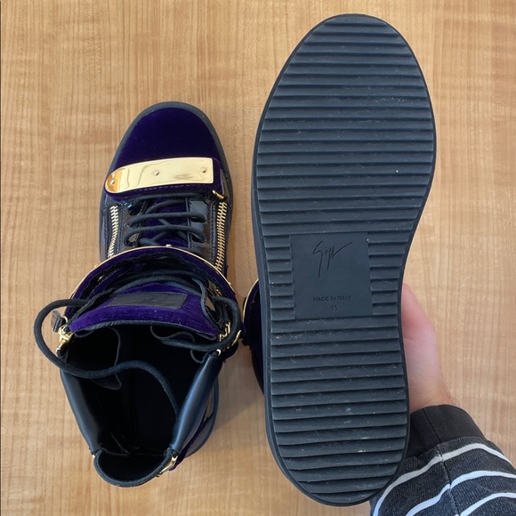 Giuseppe Zanotti Coby High Trainers Mens Shoes Size 41 - Picture 7 of 13